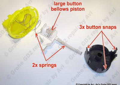 Grohe Large button parts