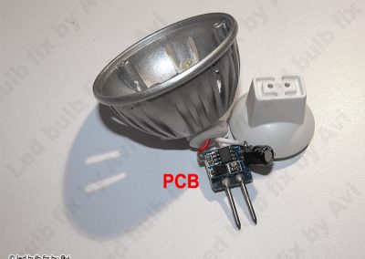 Bulb's rear view PCB