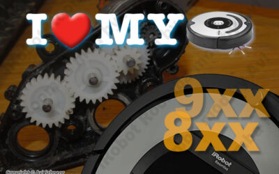 iRobot Roomba 8xx 9xx CHM gearbox cleaning